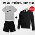 Ensemble Homme NK Sportswear Gris – 2 Pièces + Veste Coupe-Vent Offerte