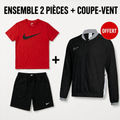 Ensemble Homme NK Sportswear Rouge – 2 Pièces + Veste Coupe-Vent Offerte
