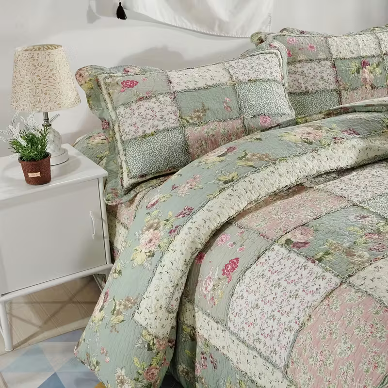Completo Lenzuola Verde Eleganza – 4 Pezzi in 100% Cotone