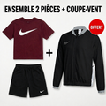 Ensemble Homme NK Sportswear Bordeaux – 2 Pièces + Veste Coupe-Vent Offerte