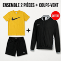 Ensemble Homme NK Sportswear Jaune – 2 Pièces + Veste Coupe-Vent Offerte