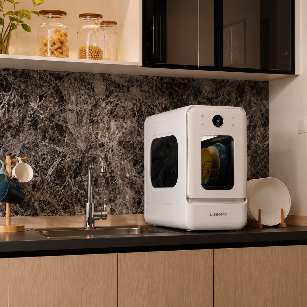 SmartWash 360™ | Compact Countertop Dishwasher, No Installation Required